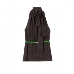 Gucci Women Horsebit silk jacquard dress 861997 ZAUDP 2206