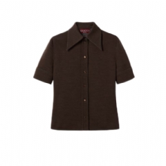 Gucci Women Wool cotton jersey shirt 836442 Z7AXV 2063