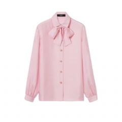 Gucci Women Silk twill shirt with bow ‎864505 ZAJQ7 5589