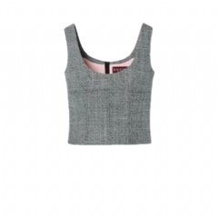 Gucci Women Wool grisaille top 846728 ZATWE 1070