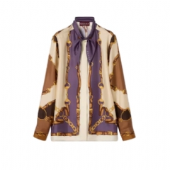 Gucci Women Printed silk till shirt ‎855593 ZAUK4 2358