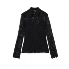 Gucci Women GG flower stretch lace shirt 864555 ZAUSO 1000