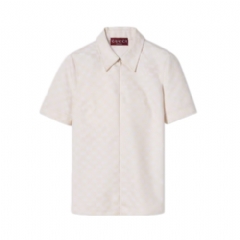 Gucci Women GG cotton gabardine T-shirt ‎851932 ZAQXT 2304