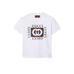 Gucci Women Printed cotton jersey T-shirt white 787299 XJGNV 9875