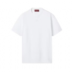 Gucci Women Cotton jersey T-shirt with embroidery white 837959 XJHJR 9692