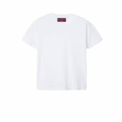 Gucci Women Embroidered cotton jersey T-shirt white 787299 XJGMN 9692