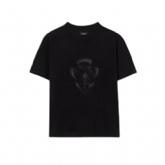 Gucci Women Cotton jersey T-shirt with Gucci crest black 867084 XJHTY 1000