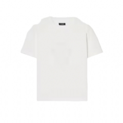 Gucci Women Cotton jersey T-shirt with Gucci crest white 867084 XJHTY 9003